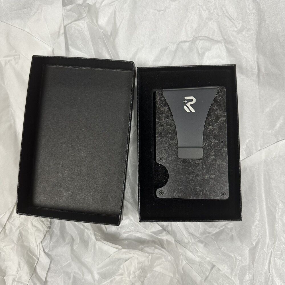 New Mens Slim Metal Wallet with Money Clip Aluminium Card Holder Minimalist